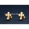 Chinese Wholesale Cross Stainless Steel Stud Earrings for Unisex ZZE016